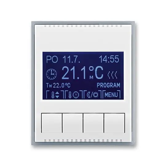 termostat programovatelný ELEMENT 3292E-A10301 04 bílá/ledová šedá